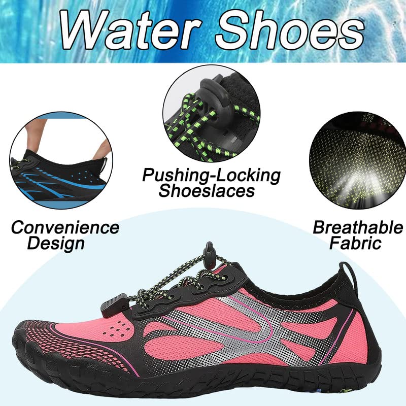 LIZRHA Water Shoes for Men and Women Quick Dry Aqua Swim Barefoot Shoes for Outdoor Fishing Beach Pool Boat Surfing Walking Water Park and Yoqa Activities - Image 2